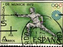 Spain 1972 XX Munich Olympic Games 1 PTA Multicolor Edifil 2098. Uploaded by Mike-Bell
